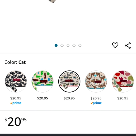 Cat Wristlet - Cat Print Vegan Canvas- Bungalow 360 - Picture 10 of 10